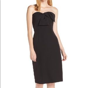 Sam Edelman Bow Sheath Dress Sz 10 Black